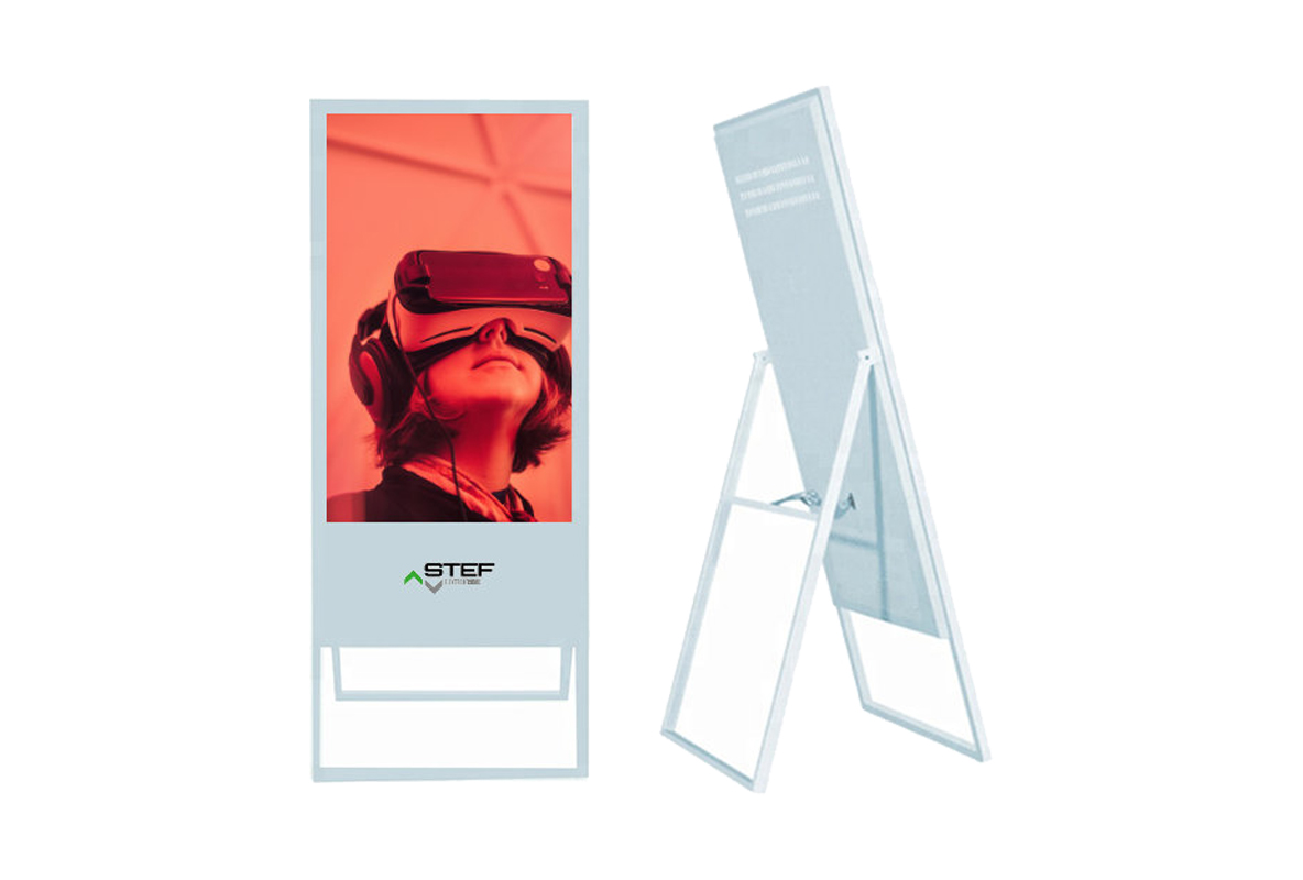 Werbedisplay - digitaler Kundenstopper