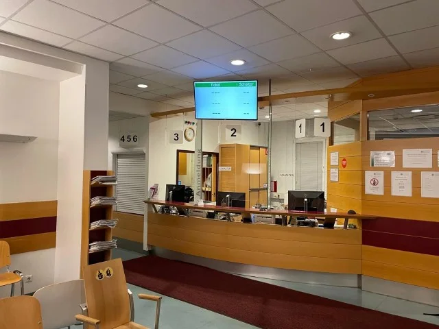 Aufrufanlage für Arztpraxis